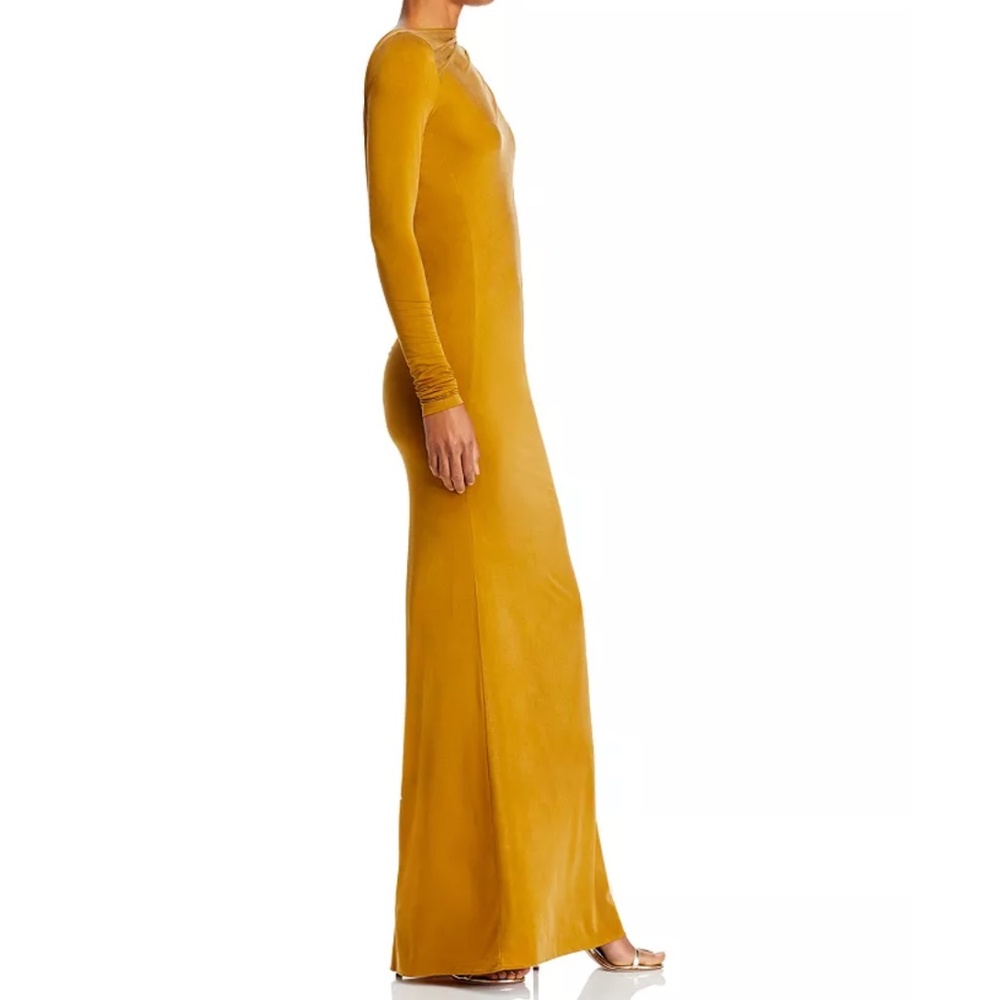 NWT | The Andamane Sophie Maxi Dress Gold | Sz IT 38 - Picture 7 of 12